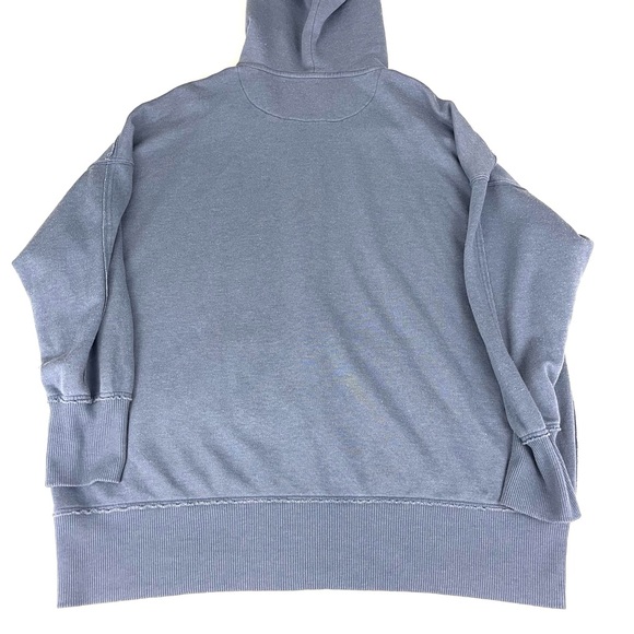 Aerie Soft Slouchy Oversized Full Zip Hoodie in Blue - Picture 4 of 6